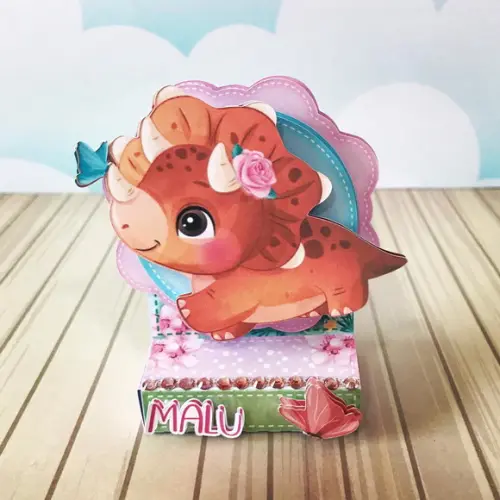 40 Lembrancinhas Dinossauros Baby Menina