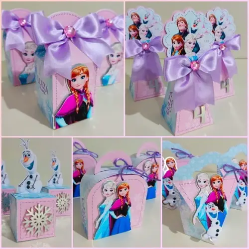 40 Lembrancinhas Frozen Lilás