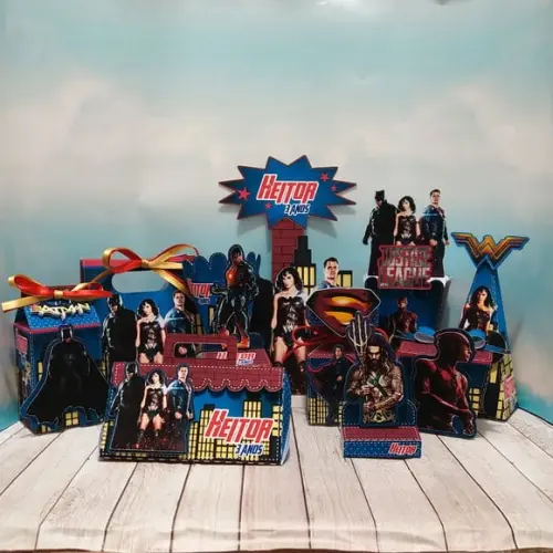 40 Lembrancinhas Liga da Justiça