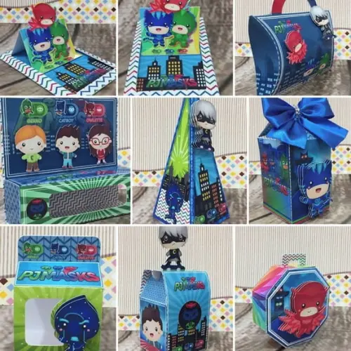 40 Lembrancinhas Pj Maskers