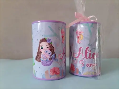 Cofrinho Personalizado Sereia
