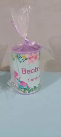 Cofrinhos Personalizado Dino Baby Rosa