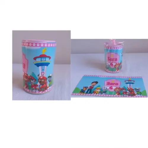 Cofrinhos Patrulha Canina Rosa