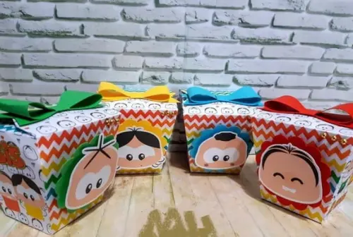 Kit 20 Caixas Turma da Monica Toy