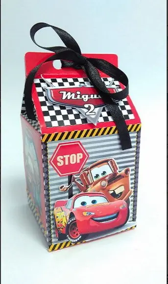 Kit 20 Caixa Milk Carros