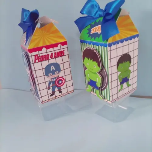 Kit 60 Peças Super Herois Cute