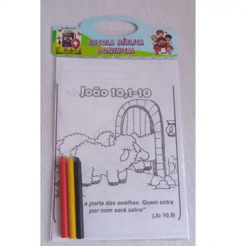 Kit Colorir Desenhos Bíblicos