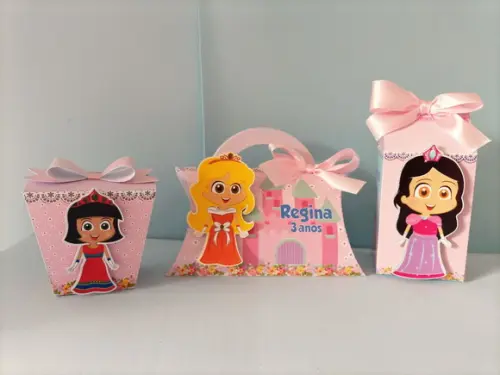 Kit Festa 60 Pçs Princesinhas da Bíblia