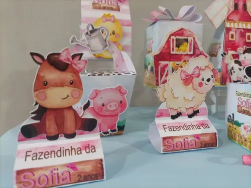 Kit Festa Fazendinha Rosa