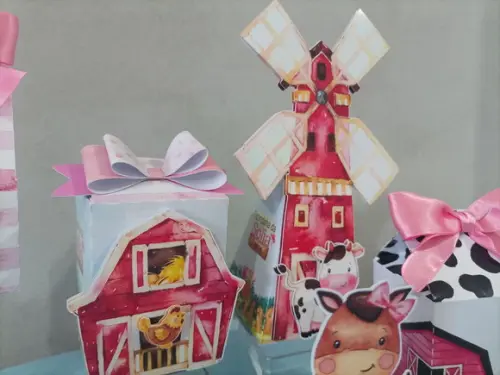 Kit Festa Fazendinha Rosa