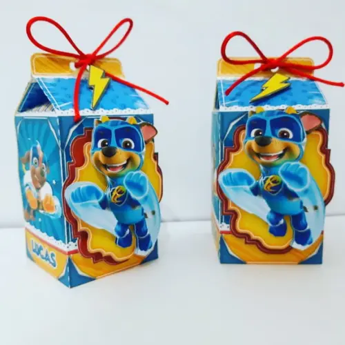Kit Festa Personalizada 75 Cxs Patrulha Super Filhotes