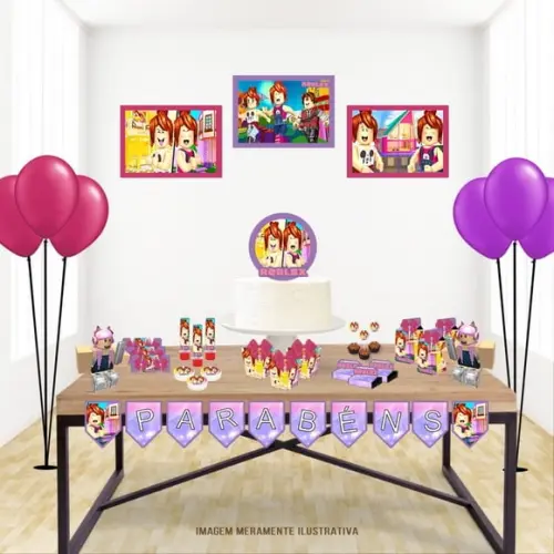 Kit Festa Roblox Menina