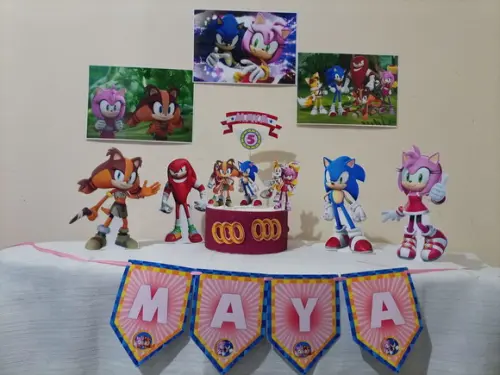 Kit Festa Sonic Menina