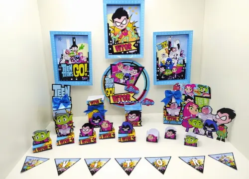 KIT FESTA UM SÓ BOLINHO - JOVENS TITANS