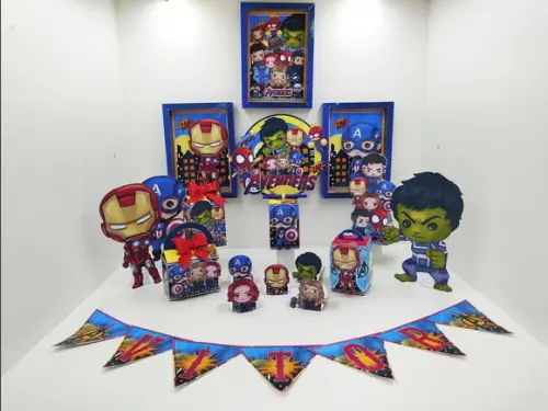 Kit Festa Um Só Bolinho -vingadores Cute