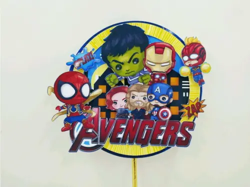 Kit Festa Um Só Bolinho -vingadores Cute