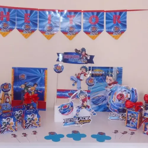 Kit Festa Um Só Bolinho Beyblade