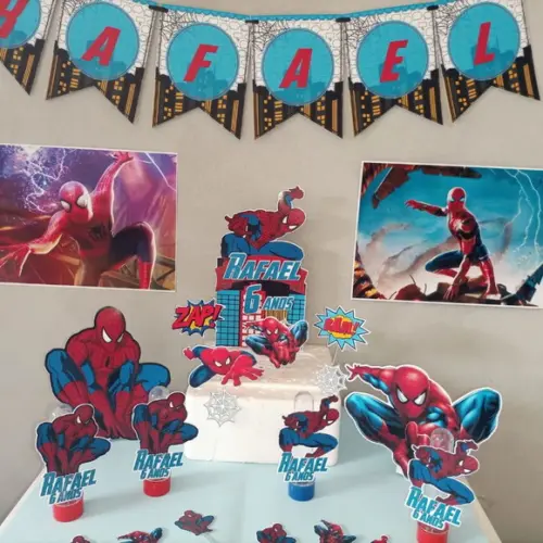 Kit Festa Um Só Bolinho Super Heróis