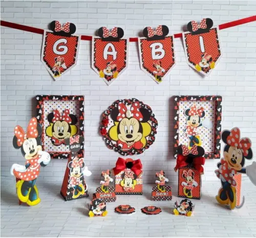 Kit Minnie Vermelha