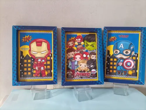 Kit Quadrinhos Super Heróis