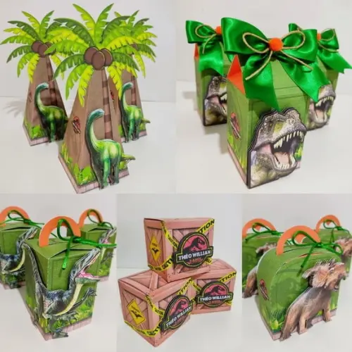 Lembrancinhas Dinossauros Jurassic Park 50 Peças