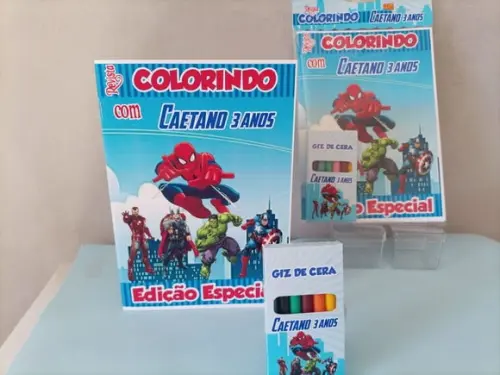 Livro de Colorir Super Heróis