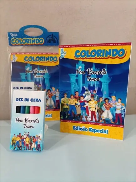 Livro para Colorir Príncipes