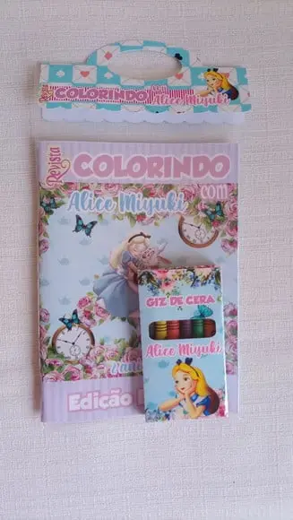 Revistinha para Colorir Alice no País das Maravilhas