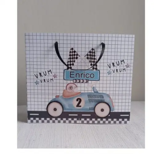 Sacolinha Carro de Corrida