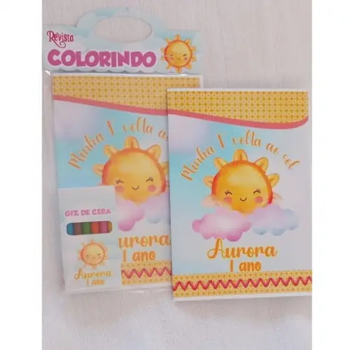 Revistinha para Colorir Volta ao Sol