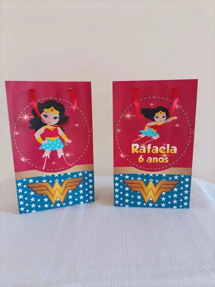 Sacolinha Mulher Maravilha