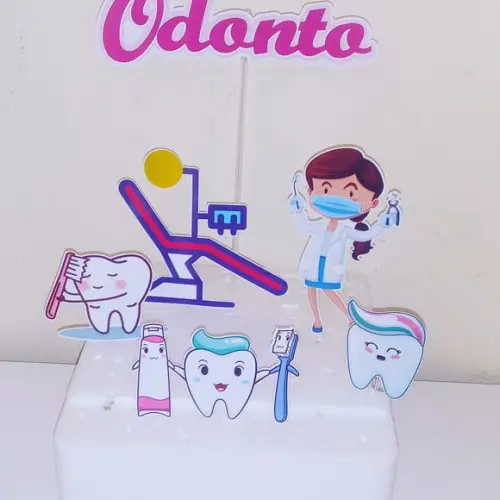 Topo de Bolo Odonto.