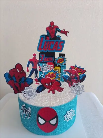 Topo de Bolo Super Heróis