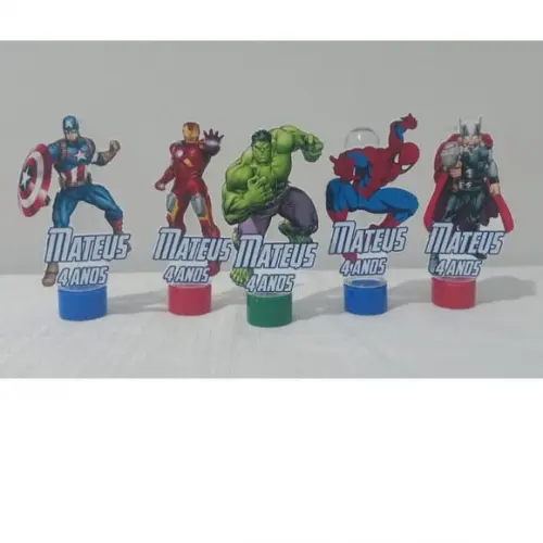 Tubete Personalizado Vingadores