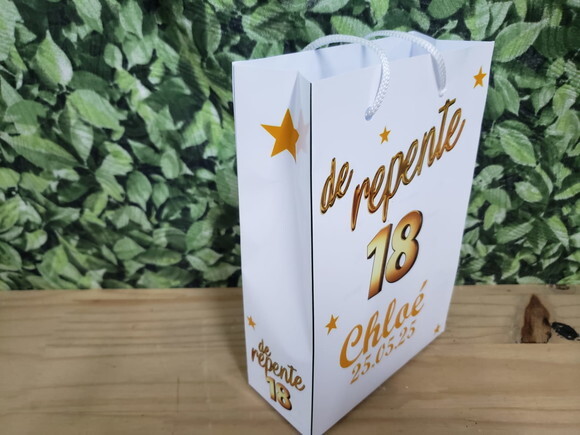 18 Anos Sacola Personalizada Pronta Entrega