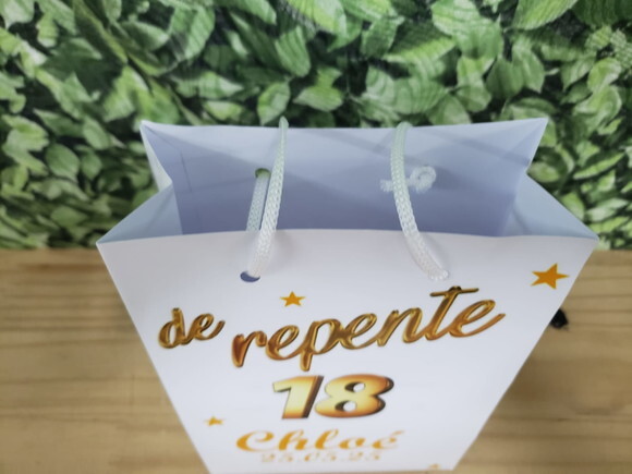 18 Anos Sacola Personalizada Pronta Entrega