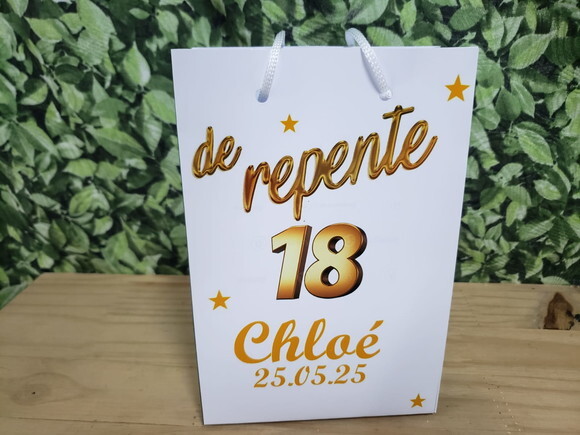 18 Anos Sacola Personalizada Pronta Entrega