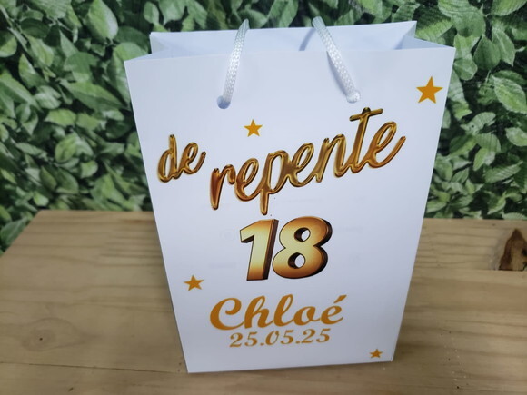 18 Anos Sacola Personalizada Pronta Entrega
