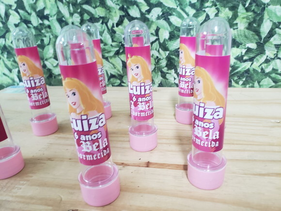 a Bela Adormecida Tubetes Personalizados