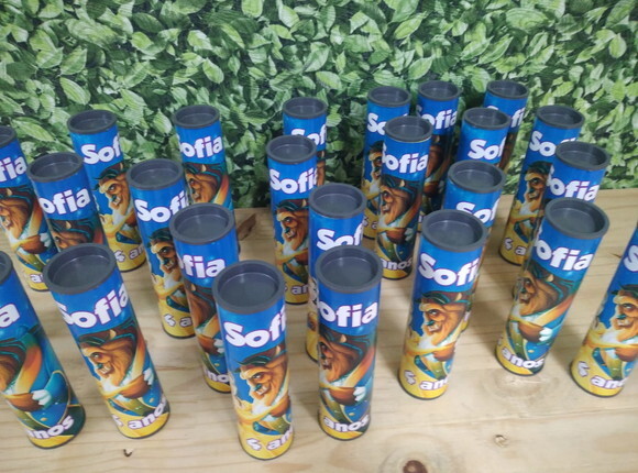 a Bela e a Fera Lembrancinha Pega Varetas Personalizada