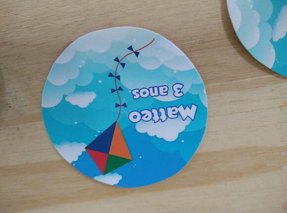 Adesivos 5 cm Todos Temas Personalizados Pronta Entrega