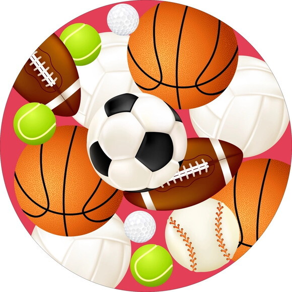 Adesivos Futebol 5 cm Papel Fotográfico Pronta Entrega