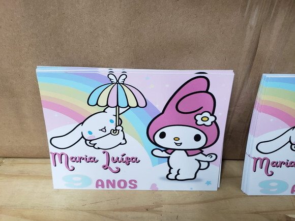 Adesivos Personalizados 14x10 cm Papel Fotográfico