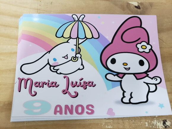 Adesivos Personalizados 14x10 cm Papel Fotográfico