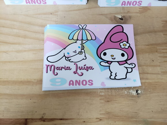 Adesivos Personalizados 14x10 cm Papel Fotográfico