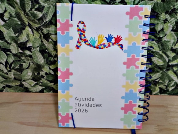 Agenda Autismo 2026 - Personalizada Pronta Entrega