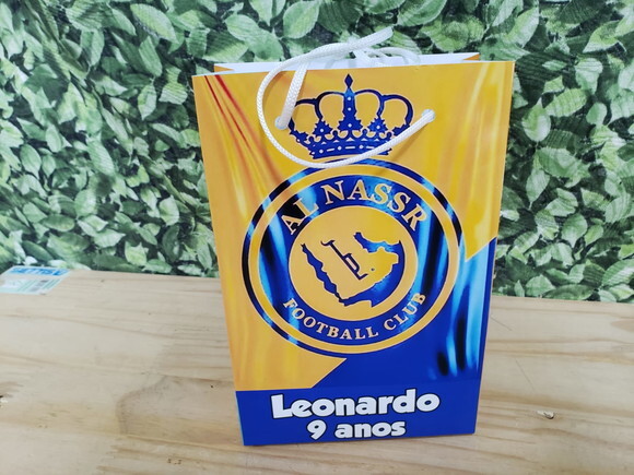 Al Nassr Sacola Personalizada T 20x13,5x5,5 cm