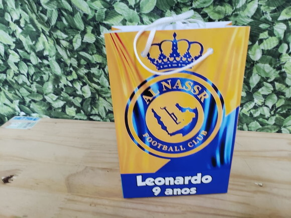Al Nassr Sacola Personalizada T 20x13,5x5,5 cm