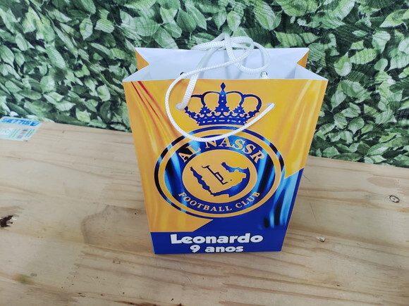 Al Nassr Sacola Personalizada T 20x13,5x5,5 cm