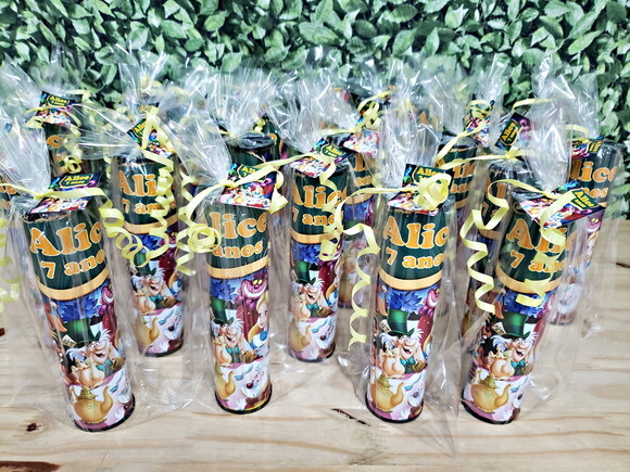 Alice no País das Maravilhas Lembrancinha Personalizada